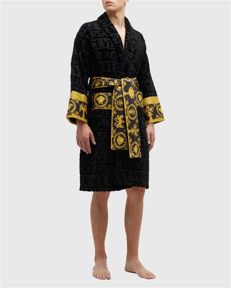 robe versace longue|Versace unisex barocco sleeve robe.